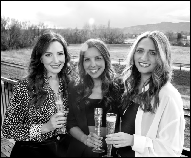 The three founders of The Mayorettes in northern Colorado